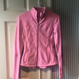 Cotton candy pink lu lu lemon zip up